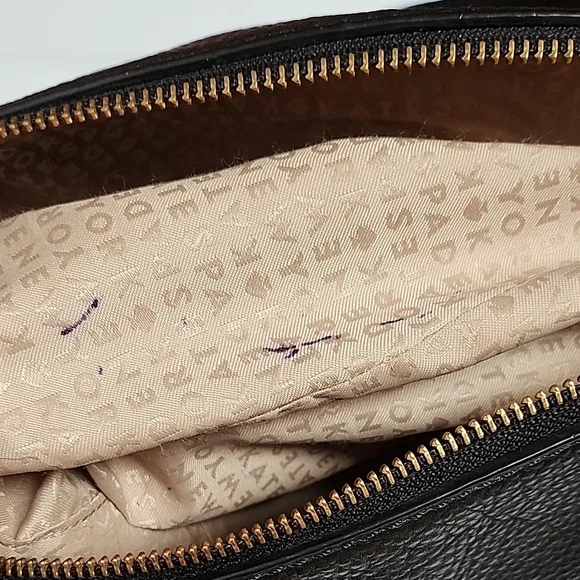 Kate Spade Black Pebbled Leather Shoulder Bag